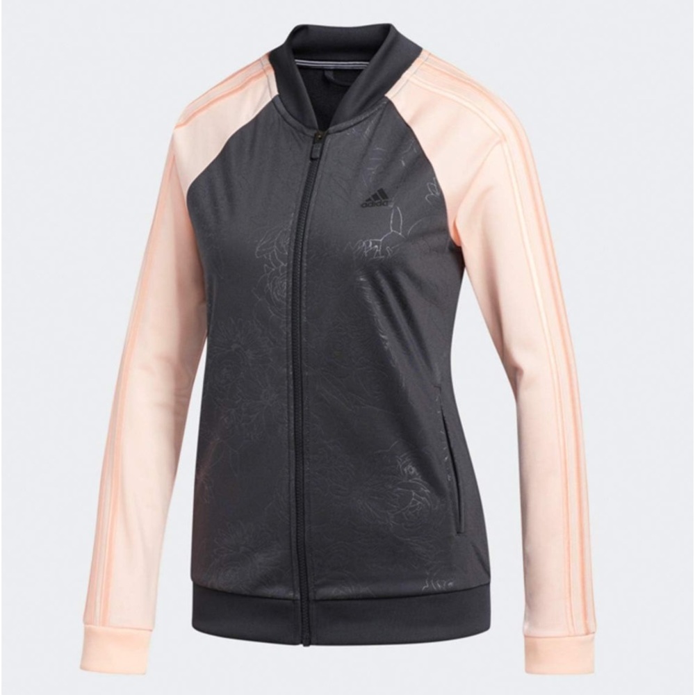 adidas Women’s Embossed Print Track Climalite Jacket